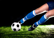 player hits the ball