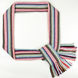 Funny christmass frame made of warm scarf