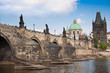 Karlov or charles bridge in Prague