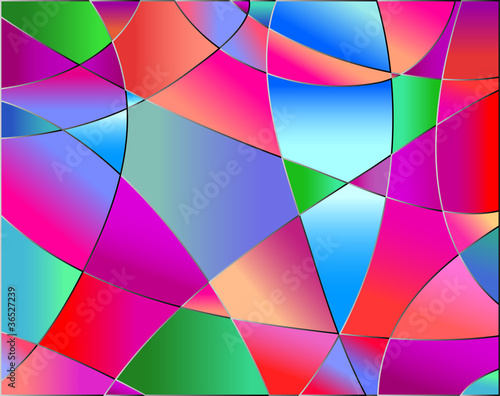Vector: Stained glass texture, red tone, background vector Stained glass texture, red tone, background vector