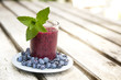 Blueberry smoothie