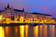 Night scenery of the Old Town in Helsinki, Finland Night scenery of the Old Town in Helsinki, Finland