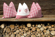 Rustic cushions