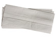 Paper hand towels, isolated