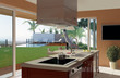 Kitchen with beautiful view over the city