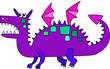 Cartoon dragon