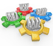 Idea Plan Goal Work Elements of Succeeding in Business