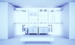 Interno Negozio abbigliamento rendering 3d Interno Negozio abbigliamento rendering 3d