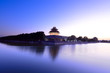 the turret and moat in beijing forbidden city
