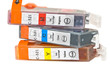 Foto: Set of ink printer cartridges Set of ink printer cartridges
