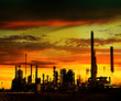 refinery sunset