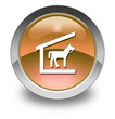 Orange Glossy Pictogram "Stable"