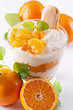 Dessert mit Orange und Mascarpone