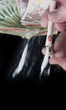 Dark Reflection of substance abuse in mirror