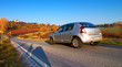 strasse im herbst