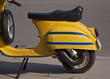 Yellow scooter
