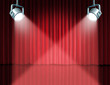 Illustration: In the spotlight featuring concept In the spotlight featuring concept
