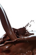 pouring chocolate