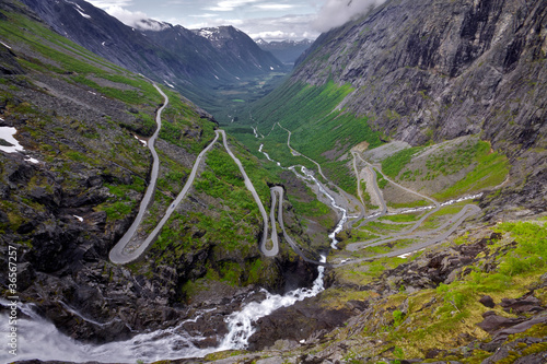 Photo: Trollstigen pass, Norway Trollstigen pass, Norway