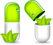 Vector: Natural pills Natural pills