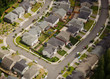 Suburban Street Corner - Aerial