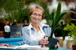 Senior Woman Working Senior Woman Working