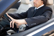 Man in car