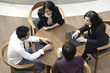 Asian Business people having a meeting.