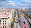 Aerial view of Barcelona