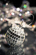 Silver Christmas ball