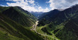 Big Almaty gorge panorama Big Almaty gorge panorama