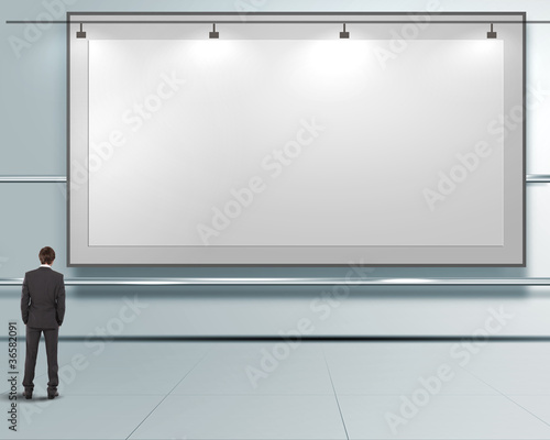 Illustration: Blank billboard Blank billboard