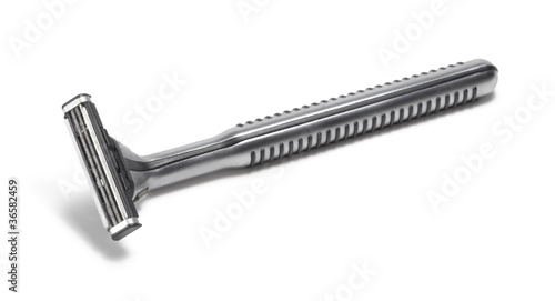 Foto: metallic safety razor metallic safety razor