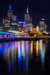 Melbourne by night Melbourne by night