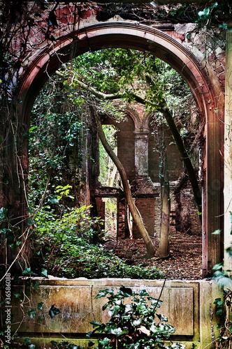 Foto: old abbey ruin old abbey ruin