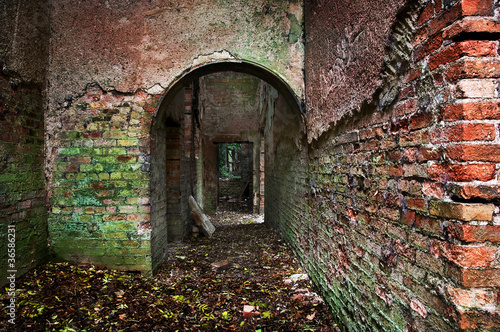 Photo: old brick ruin old brick ruin