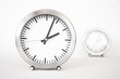 modern clocks with metal frame