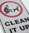 No dog poop sign