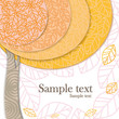 vector autumn invitation card