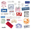 Photo: Alte Poststempel Alte Poststempel