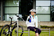 cycling woman cycling woman