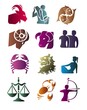 Vector: Vector signs of zodiac Vector signs of zodiac