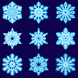 Decorative snowflake. Vector illustration. Decorative snowflake. Vector illustration.