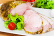 Photo: Pork roasted with spices and garlic Pork roasted with spices and garlic