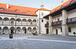 Niepolomice Castle courtyard
