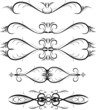 Floral design elements vector