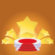 honour succeed podium rostrum with divergent stars background honour succeed podium rostrum with divergent stars background