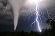 Tornado und Blitze