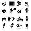 Icons set Soccer