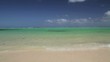 Caribbean beach with palms, 4 different parts Caribbean beach with palms, 4 different parts